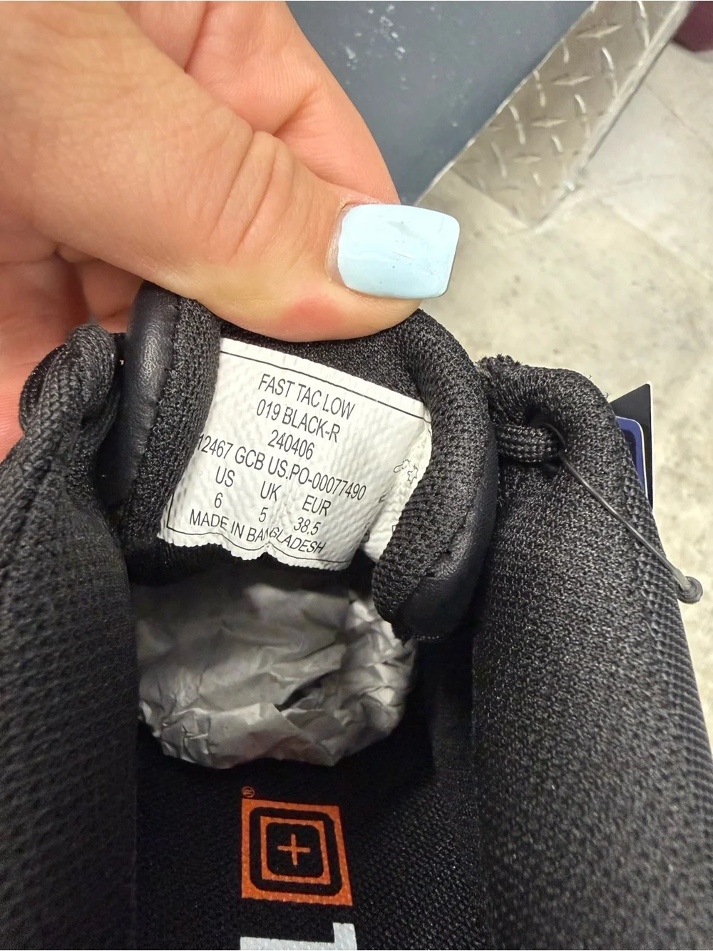 5.11 Fast Tac Low Boots Black 6